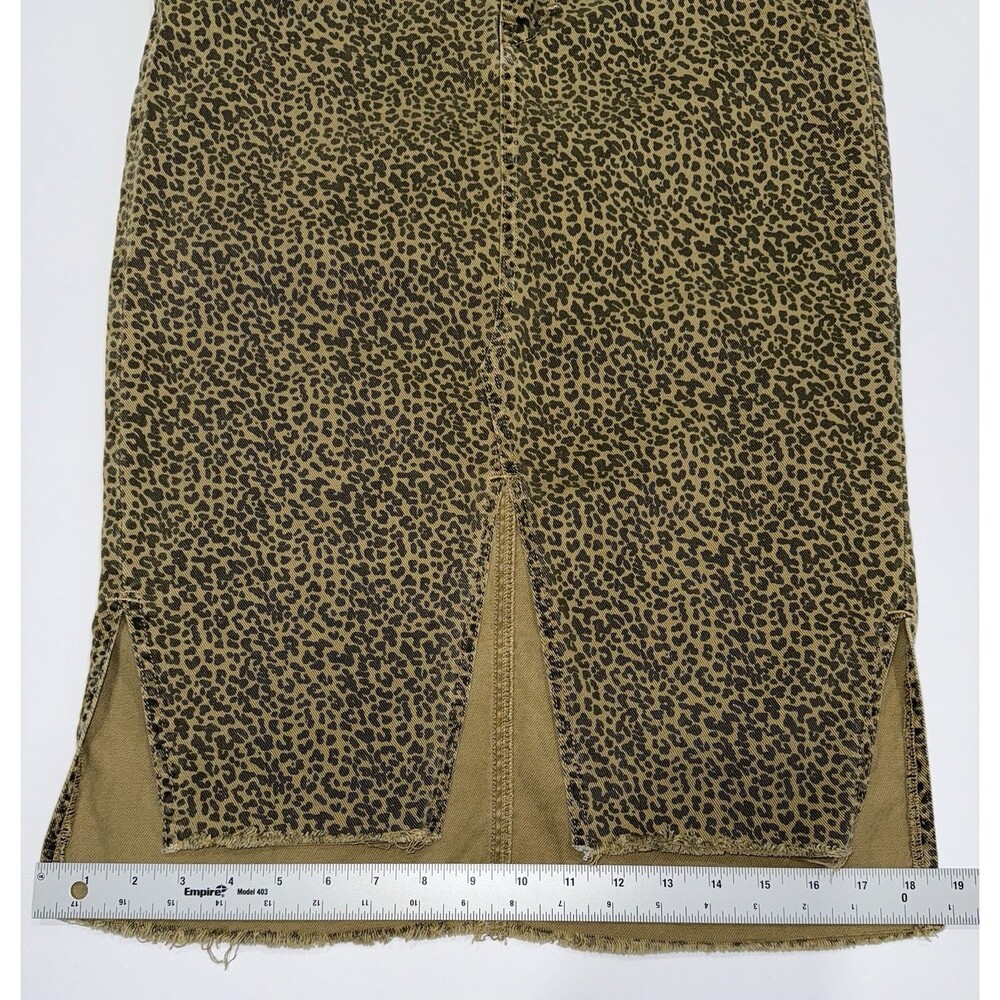 Zara Leopard Print Pencil Skirt - Picture 3 of 7